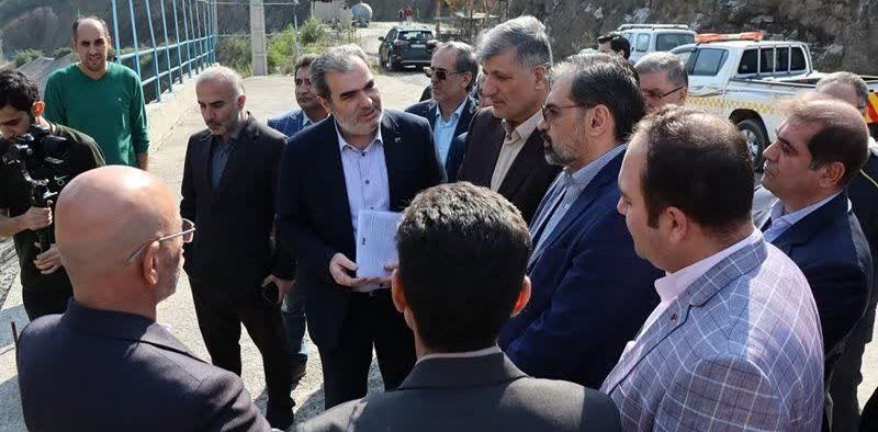 بازدید معاون برنامه‌ریزی و اقتصادی وزیر نیرو از سدهای دیورش